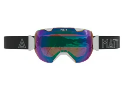 MATT Synchro Skibrille - Weiß/Blau