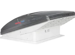 Maxxfan Deluxe 40 x 40 Dachluke mit Ventilator - transparent