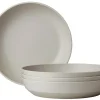 Mepal Silueta 210 mm Set von 4 Suppenteller - White