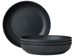 Mepal Silueta 210 mm Set von 4 Suppenteller - Black