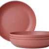 Mepal Silueta 210 mm Set von 4 Suppenteller - Red