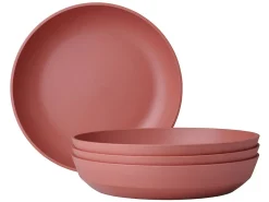 Mepal Silueta 210 mm Set von 4 Suppenteller - Red