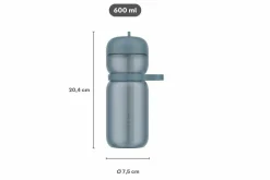 Mepal Sport Flip 600 ml Trinkflasche - Ceramic white