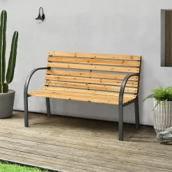 Modena2 Sitzer lackiertem Holz Gartenbank