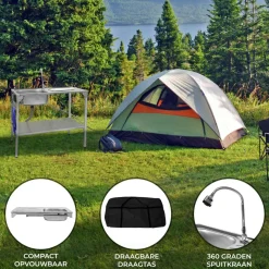 Monstershop Faltbarer Camping-Spültisch