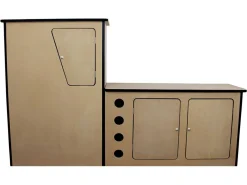 Monstershop MDF Links Camper Küchenschrank