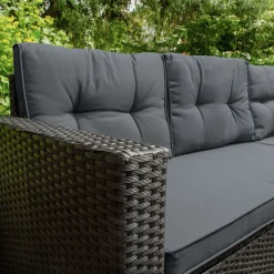 Monstershop Rattan 9 Personen Ecklounge-Set