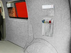Monstershop Wohnmobilstoff mit Taschen - Grey