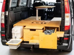Moonbox 124 cm Modify Natur Van Campingbox mit Tisch
