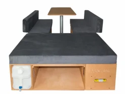 Moonbox 124cm Natur Van Campingbox mit Tisch