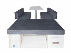 Moonbox 119 cm White Van Campingbox mit Tisch