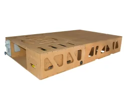 Moonbox Van/Bus 115cm Natur Campingbox mit Tisch