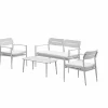 Morella Loungeset - 4-teilig - taupe - valley sand