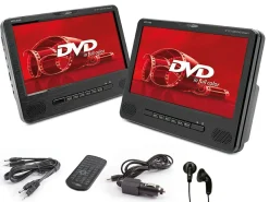 MPD298 Set von 2 DVD-Playern - 9 Zoll - Schwarz