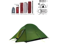 Naturehike Cloud Up 2 Zelt für 2 Personen - White