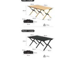 Naturehike L Campingtisch - Black