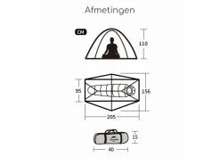 Naturehike Spider 1-Personen-Zelt – Grün
