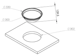 Navy Load 30 rundes Edelstahlbecken