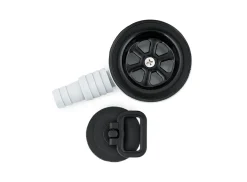 NavyLoad 20–25 mm Winkelablaufstopfen - black