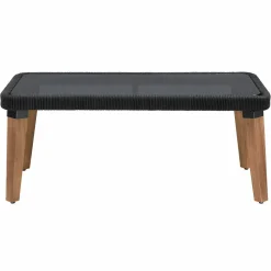 Neapal schwarzes Sofa Set Gartenmöbel