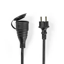 Nedis 20 Meter Verlängerungskabel - Black