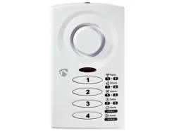 Nedis ALRMD30WT Tür- und Fensteralarm mit Sirene - Weiss