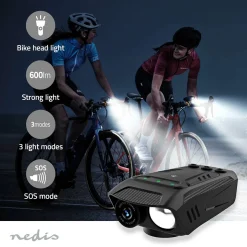 Nedis CCAM100BK Fahrradkamera - Schwarz
