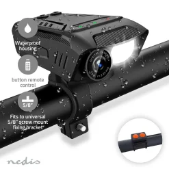 Nedis CCAM100BK Fahrradkamera - Schwarz