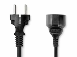 Nedis CEGL10200BK20 2 Meter Verlängerungskabel - Black