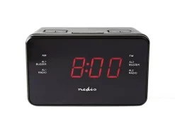 Nedis CLAR002BK Digital-Wecker-Radio - Schwarz