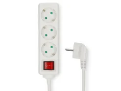 Nedis ESOC350F2WT 3-Fach Steckdosenleiste - 5 Meter
