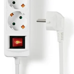 Nedis EXSO315UFSWT 3-fach Steckdose mit USB - 1,5 Meter