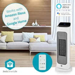 Nedis HTFA20WTW SmartLife Keramik-PTC-Heizlüfter