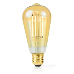 Nedis LBDE27ST64GD1 E27 LED-Filament-Lampe