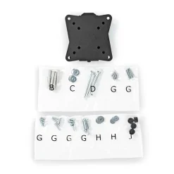 Nedis TVWM1010BK Feste TV-Wandhalterung - Schwarz