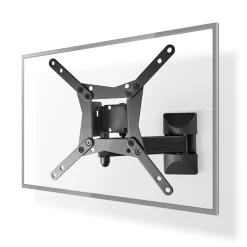 Nedis TVWM31BK Vollbewegliche-TV-Wandhalterung - 10-32 Zoll
