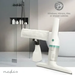 Nedis VCWI230WT Akku-Fenstersauger - Weiss