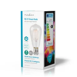 Nedis WIFILF10WTST64 SmartLife LED Filament Lampe