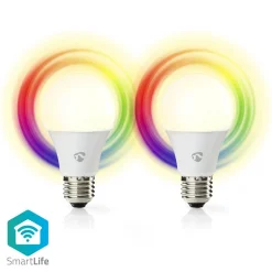 Nedis WIFILRC20E27 SmartLife Vollfärbige LED-Lampen