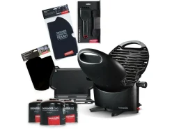 NomadiQ CITY PEOPLE tragbares Grill-Set - Black