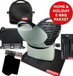 NomadiQ HOME & HOLIDAY Tragbares elektrisches Grillset
