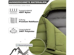 Norskskin Ultralight 900 R Mumienschlafsack - Green