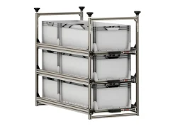Nova Racks Serie M 3 Ebenen Seitenauszug - 40x90x112 cm