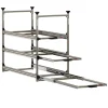 Nova Racks Serie M 3 Ebenen Seitenauszug - 40x90x132 cm