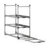 Nova Racks Serie M 3 Ebenen Seitenauszug 40x120x132 cm