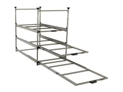 Nova Racks Serie M 3 Ebenen Seitenauszug - 60x120x122 cm