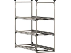 Nova Racks Serie M 3 Ebenen Seitenauszug 40x120x122 cm