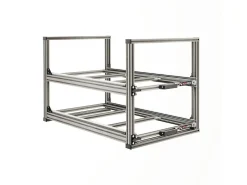 Nova Racks Serie V 2 Ebenen Heckauszug - 40x90x55 cm