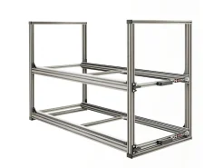 Nova Racks Serie V 2 Ebenen Heckauszug - 40x120x75 cm