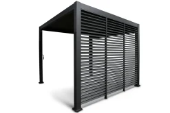 Novum Mirador 4M 123,5x238,25 Louvre Shutter Paneele - Black